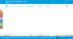 Desktop Screenshot of chu-reims.fr